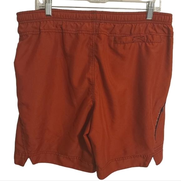 Speedo | Men's Red Athleisure Sporty Swim Trunks With Pockets (Size Small) - Picture 14 of 14